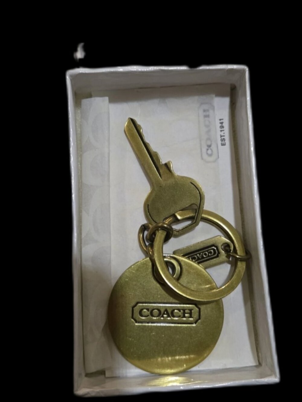 Coach Keychain